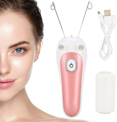 Electric Facial Threading Hair Removal – Painless Hair Remover for Women & men's